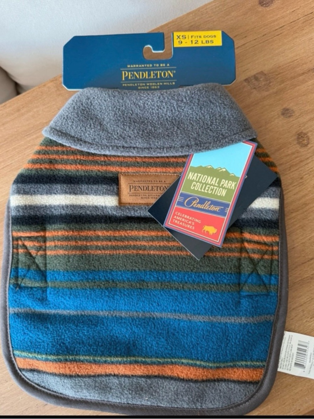 Pendleton National Park Dog Coat XS NWT Fleece Pet Jacket
